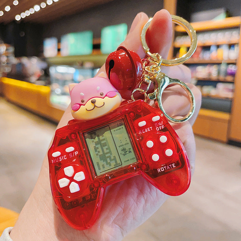 Wholesale Creative Cartoon Mini Game Machines Square Game Machines Plastic Keychains